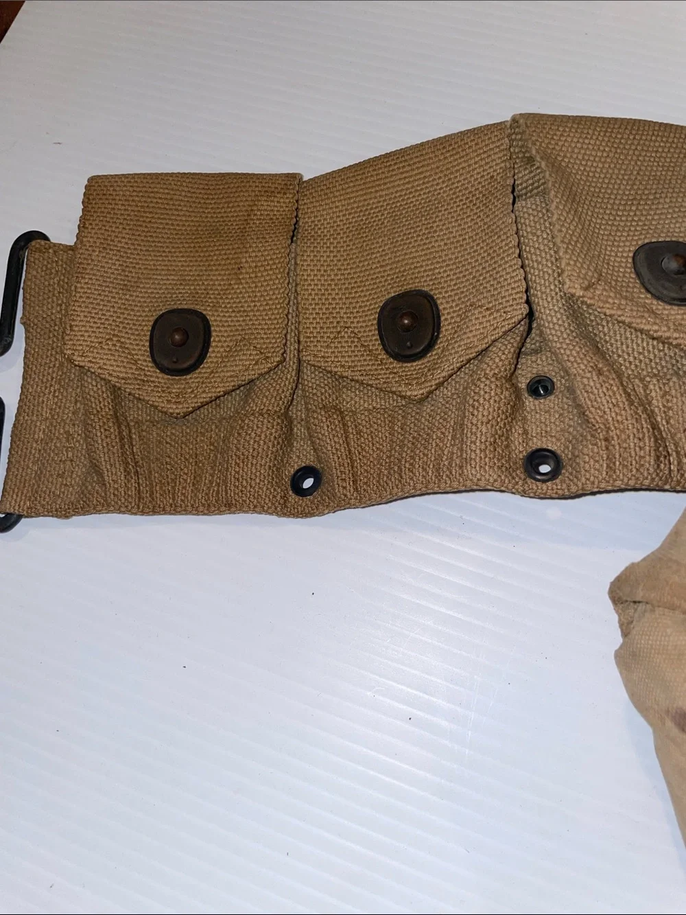 VTG 1942 WW11 Mills Ammo Belt with Canteen